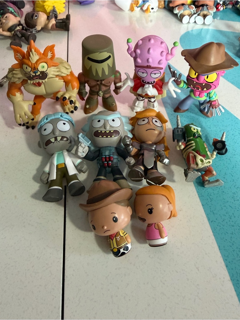 Funko Rick & Morty Mystery Minis & Pint Size Heroes - Lot of 10